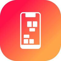 mobile gioco creativo icona design vettore