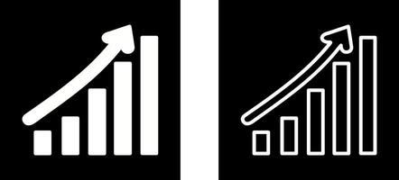 statistiche vettore icona