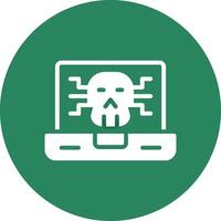 il malware creativo icona design vettore