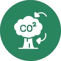 co2 creativo icona design vettore