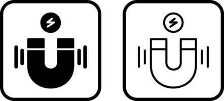 icona di vettore del magnete