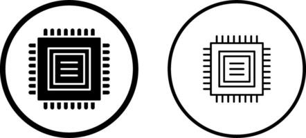 processore vettore icona