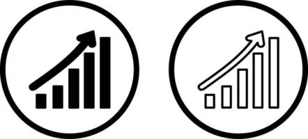 statistiche vettore icona