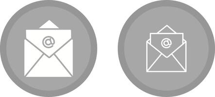 messaggi di posta elettronica vettore icona
