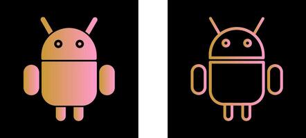 androide logo vettore icona