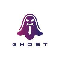 fantasma logo design creativo moderno minimo concetto vettore modello
