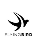 uccello, aquila volante idea vettore logo design