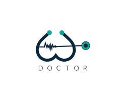 medico farmacia logo design modello - vettore illustratore