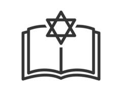 Torah, tanakh icona. vettore illustrazione.