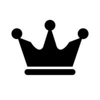 corona icona. simbolo di il re. vettore. vettore
