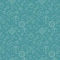 vacanze pasquali design piatto bianco linea sottile icone seamless pattern vettore