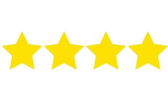 stelle valutazione recensione set di stelle nere vettore