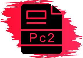 pc2 creativo icona design vettore