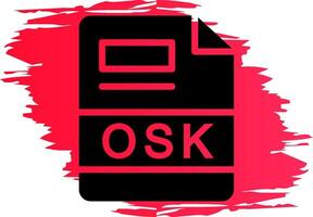 osk creativo icona design vettore