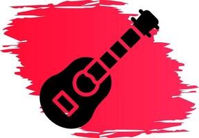 acustico chitarra creativo icona design vettore