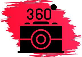 360 telecamera creativo icona design vettore