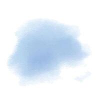 macchia di dipingere e acqua nel blu. mano disegnato acquerello illustrazione. subacqueo mondo, mare clipart per decorazione e design. isolato elemento su bianca sfondo. vettore