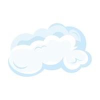 icona del clima nuvoloso vettore