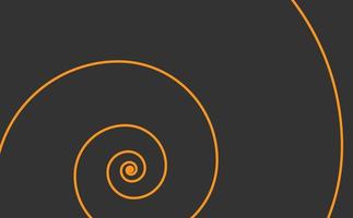sfondo di linea geometrica a spirale. sfondo di fibonacci vettore