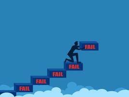 creare le scale per successo attraverso fallimento vettore