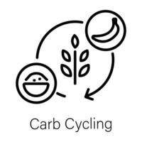 di moda carb Ciclismo vettore