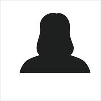 le persone, persona, contatto, nero solido piatto glifo icona. singolo icona isolato su bianca sfondo vettore