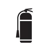 fuoco estintore cartello icona vettore illustrazione