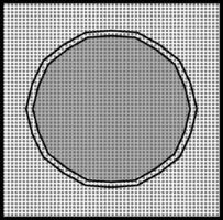 semplice monocromatico geometrico sfondo nel grigio colore vettore