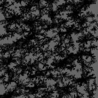 astratto fantasia monocromatico modello nel il modulo di macchie e macchie di nero colore su un' grigio sfondo vettore