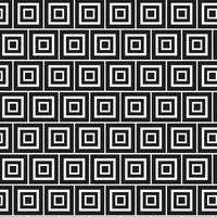 vettore senza soluzione di continuità geometrico struttura nel il modulo di un' modello di nero piazze su un' bianca sfondo