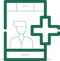 medico e-commerce fornitore creativo icona design vettore