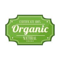 certificato 100 biologico naturale vettore