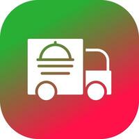 cibo camion creativo icona design vettore