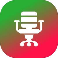 ufficio sedia creativo icona design vettore