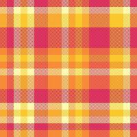 tessile plaid struttura di tartan modello tessuto con un' dai un'occhiata sfondo vettore senza soluzione di continuità.