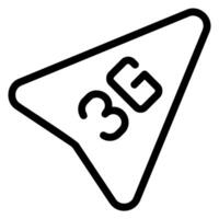icona della linea di navigazione vettore