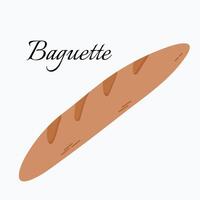 baguette icona clipart avatar isolato vettore illustrazione