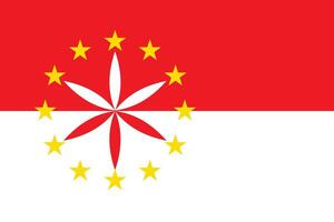 il di un' drapeau arpitano vettore