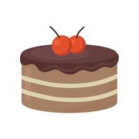 cioccolato torta icona clipart avatar logotipo isolato vettore illustrazione