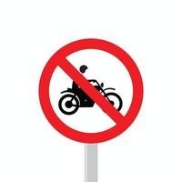 le moto sono vietate vettore