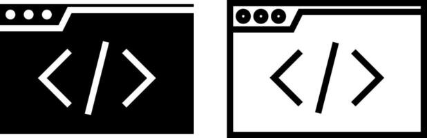 codice icona, cartello, o simbolo nel glifo e linea stile isolato su trasparente sfondo. vettore illustrazione