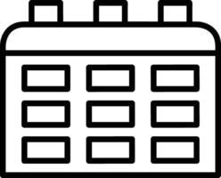 calendario programma icona simbolo vettore Immagine. illustrazione di il moderno appuntamento promemoria ordine del giorno simbolo grafico design Immagine