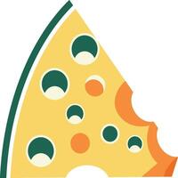 formaggio Pizza logo vettore