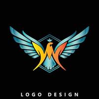 download gratuito di design del logo dell'uccello vettore