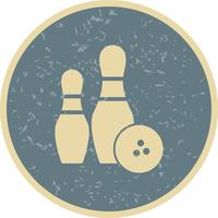 Illustrazione di vettore dell&#39;icona di bowling