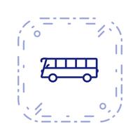 Icona del bus vettoriale