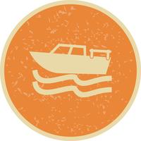 Icona della barca di vettore