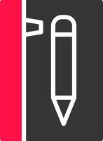 matita Astuccio creativo icona design vettore