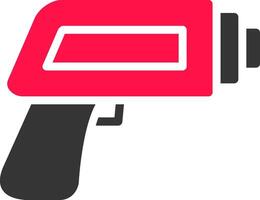 termometro pistola creativo icona design vettore