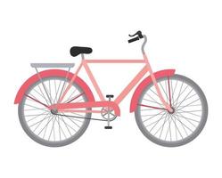 design bici rosa vettore